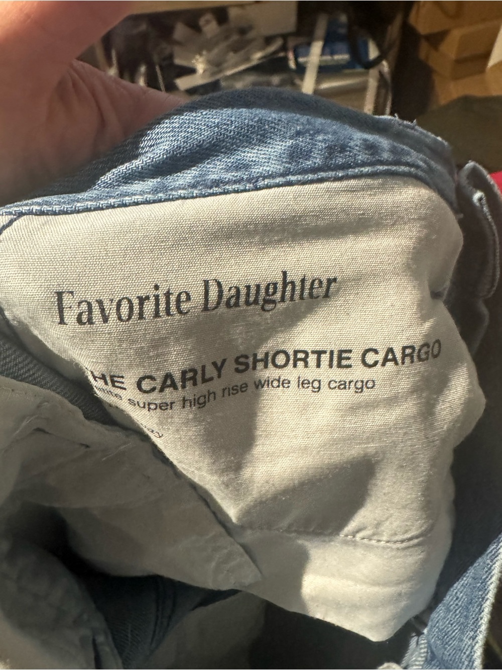Favorite Daughter The Carly Cargo Jeans in Highway Size 26 - Picture 11 of 16